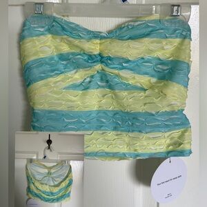 Summer Striped Tube Top